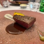 Grand rocher - 黒毛和牛ﾍﾚ肉のﾎﾟﾜﾚ 