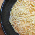 麺屋 はなぶさ - 【オープン１周年記念期間限定】味噌そば（麺）