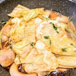 旨唐揚げと居酒メシ ミライザカ 盛岡駅前店 - チーズダッカルビなべ