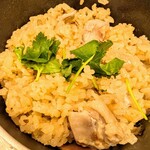 旨唐揚げと居酒メシ ミライザカ - 鶏釜飯