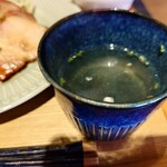 江戸堀 焼豚食堂 - スープ付き。