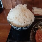 大衆食堂柴さん - ごはん大盛り：基本の盛り
