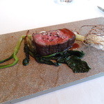 レストラン ビオス - ネギと黒毛和牛