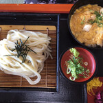鳴門うどん - ざるうどん＋親子丼のセット