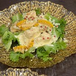 紅屋 - 鶏からのマヨネーズ和え〜マヨネーズがまた美味