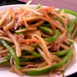 久香居 - 青椒肉絲定食：880円