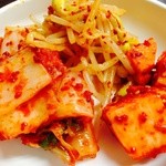 キムチの大盛屋 - サービスのキムチ