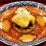 銀座 きた川 - 鱧天と鼈餡