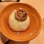 銀座 きた川 - 無花果胡麻味噌焼き