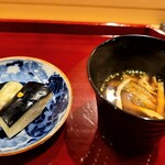 銀座 きた川 - 水ナスと赤だし