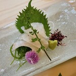 割烹 むら山 - メイチ鯛の刺身