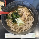 山形そば 竹屋 - 冷たい肉そば@800円