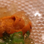 西麻布 うに成 - 冬瓜と夏野菜 コンソメジュレ
