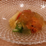 西麻布 うに成 - 冬瓜と夏野菜 コンソメジュレ