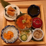西麻布 うに成 - ひとくち雲丹御膳