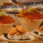 西麻布 うに成 - ひとくち雲丹御膳
