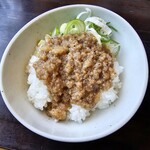 弐代目にぼshin. - 背脂めし　200円