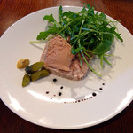 レストランユニック - ランチ Memu B(2500円) 豚肉のテリーヌ 鶏レバームース添え