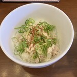 鶏そば専門店 らーめん風見鶏 - ネギ塩チャーシュー丼