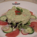 アボガドとエビのサラダ