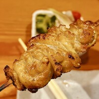 里葉亭 - 皮　胸肉のボリュームとジューシーさが素晴らしい