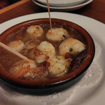 グランディール - 海老のアヒージョ