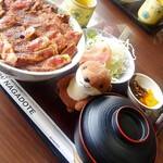 お食事処 ながどて - ステーキ丼定食