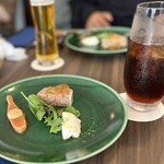 IL PLANETARIO - 前菜とアイスティー