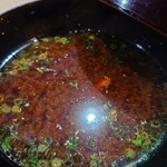 東京亭 - 赤だし②