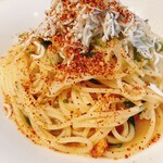 マカウダ - Aセット スパゲッティしらすとキャベツのアンチョビオイルソース