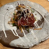 京中華 牧定 - 岩手　戻り鰹　海ぶどう