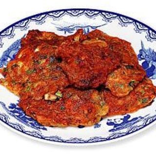 カキの広東風お好み焼き