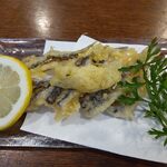 釜めし菜時記 さき亭 - しこいわし天ぷら530円