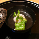 らん亭～ 美日庵 - 枝豆真丈のお椀