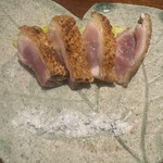 坐 - モモ肉のタタキ