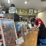 カフェ・ド・ラーク - キャウンター席