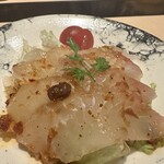 中国四川酒家 蔓山 - 鮮魚の刺身の優しい麻辣サラダ
