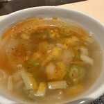 中国四川酒家 蔓山 - オクラとヤングコーンの酸辣湯