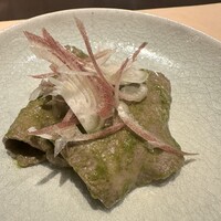 中国四川酒家 蔓山 - 牛タンの九条ネギと山椒のソース和え