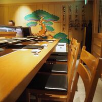 築地青空三代目 - 店内（カウンター席）