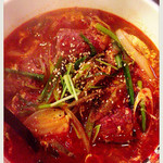 韓韓麺 - カルビ麺@900