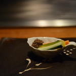 喜瀬 - アミューズはスティック野菜