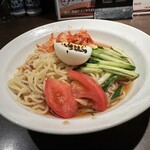 上海華龍 - 【2024.7.23(火)】日替わりランチ①（キムチ冷麺＋五目チャーハン） 900円→800円のキムチ冷麺