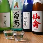和ダン 晴じゃ - ドリンク写真:種類豊富な日本酒を飲み比べて、自分好みの1本を探すのも楽しいですよ