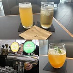 The Qantas Hong Kong Lounge - オーストラリアのビールとチチ