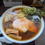 自家製麺 らぁ麺はち - ワンタン麺大盛り