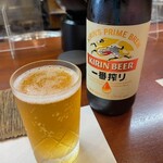 うなぎ いけだ - ビールでのどをうるおします！