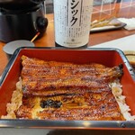 うなぎ いけだ - うな重　ご飯極小（笑）