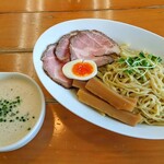 『スーパーつけ麺(中･300g)』(1200円)～!!( ^o^)ﾉ