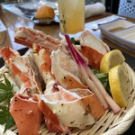 札幌蟹本家 福岡那之川店 - 本タラバゆでかに